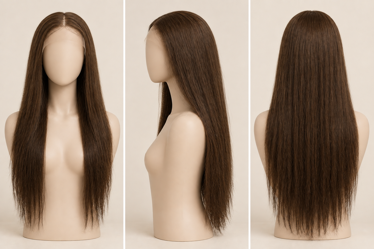 Straight — 22-inch Raw Vietnamese Hair Wig