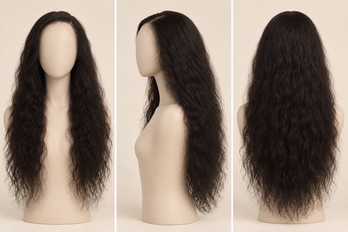 Natural Wavy — 24-inch Raw Vietnamese Hair Wig